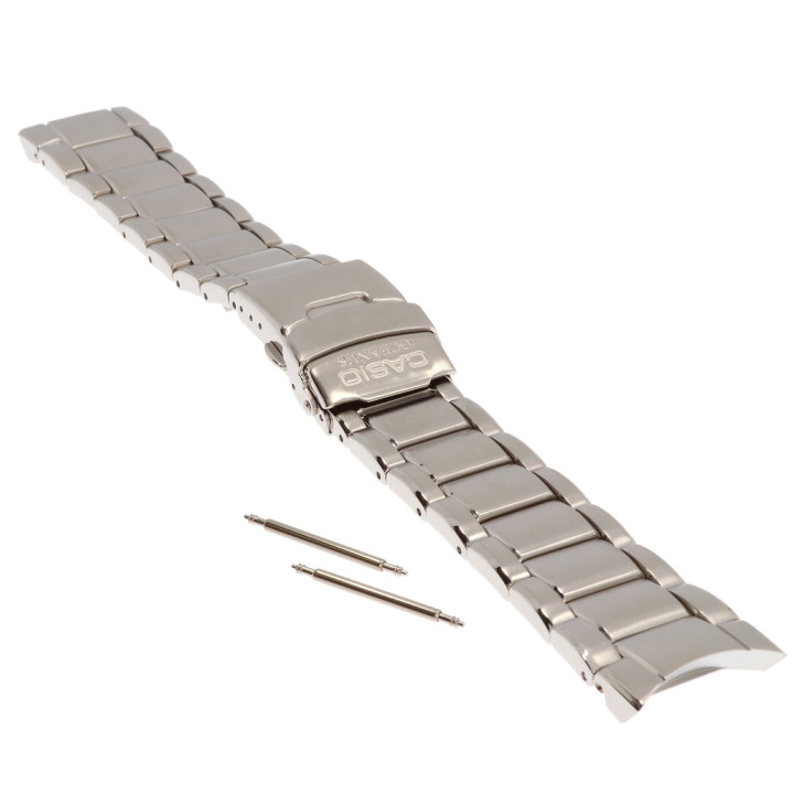 ORYGINALNA BRANSOLETA CASIO OC-107 OC-107D-1AV STALOWA