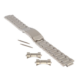 ORYGINALNA BRANSOLETA CASIO BES-105 BES-105-7A STALOWA