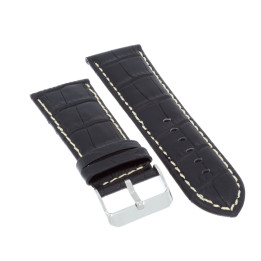 PASEK DO ZEGARKA 28 mm DILOY 378EA.28.1 CZARNY