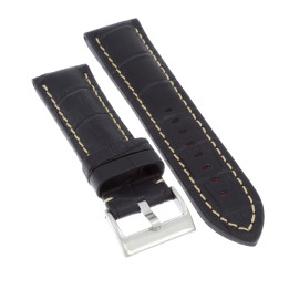 PASEK DO ZEGARKA 24 mm DILOY 395.24.1.22 CZARNY