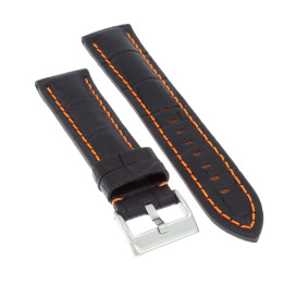 PASEK DO ZEGARKA 22 mm DILOY 395.22.1.12 CZARNY