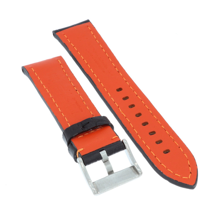 PASEK DO ZEGARKA 22 mm DILOY 395.22.1.12 CZARNY