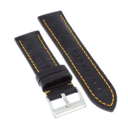 PASEK DO ZEGARKA 24 mm DILOY 395.24.1.10 CZARNY
