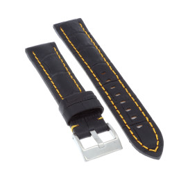 PASEK DO ZEGARKA 20 mm DILOY 395.20.1.10 CZARNY