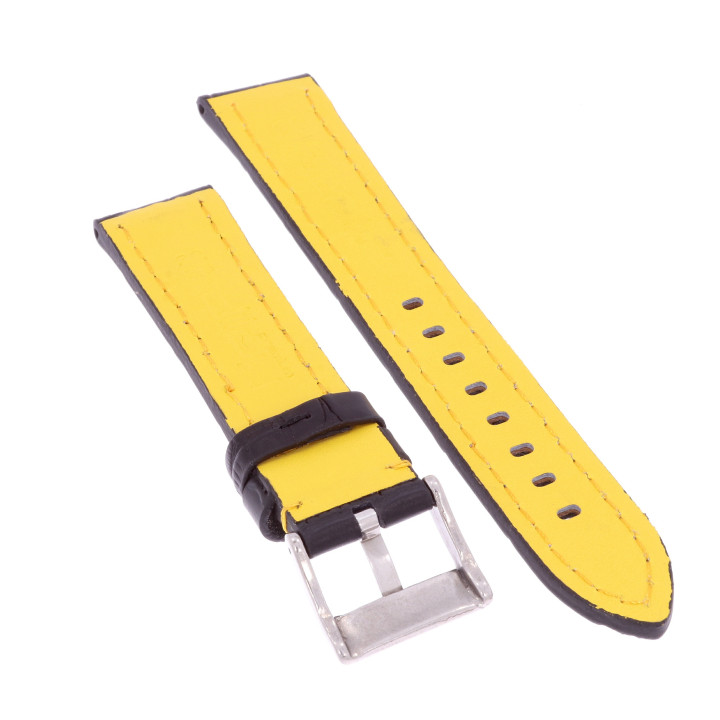 PASEK DO ZEGARKA 20 mm DILOY 395.20.1.10 CZARNY