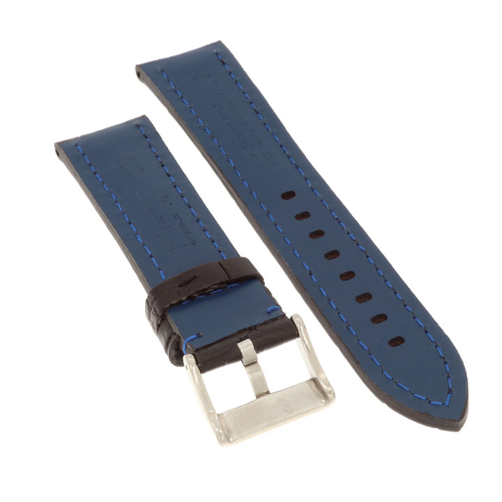 PASEK DO ZEGARKA 22 mm DILOY 395.22.1.5 CZARNY