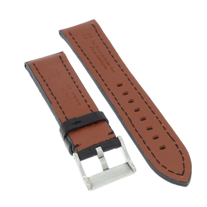 PASEK DO ZEGARKA 22 mm DILOY 395.22.1 CZARNY