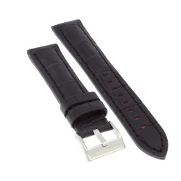 PASEK DO ZEGARKA 20 mm DILOY 395.20.1 CZARNY