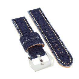 PASEK DO ZEGARKA 20 mm DILOY 390.20.5 GRANATOWY JEANS