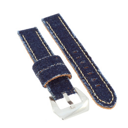 PASEK DO ZEGARKA 18 mm DILOY 390.18.5 GRANATOWY JEANS