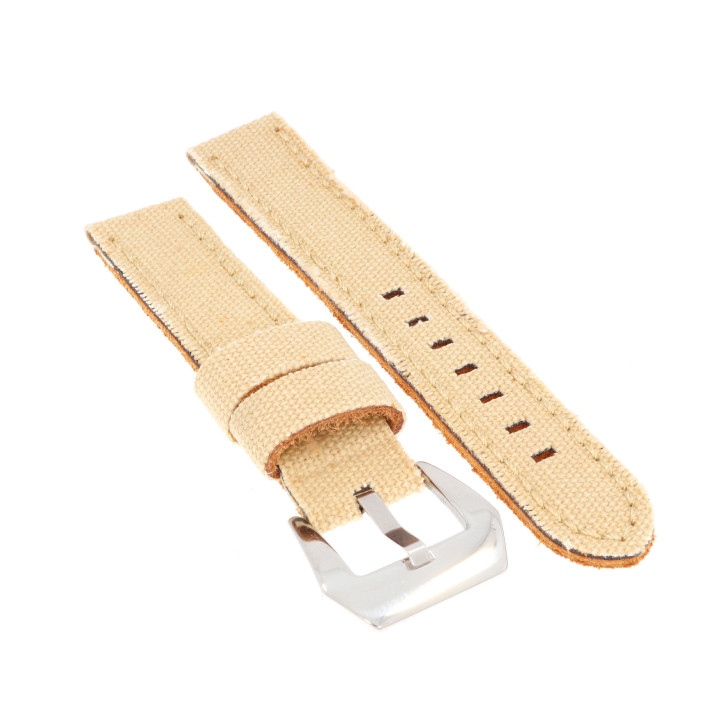 PASEK DO ZEGARKA 18 mm DILOY 390.18.23 BEŻOWY JEANS