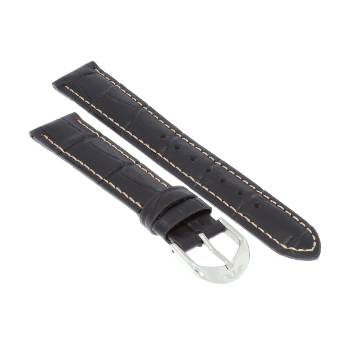 PASEK DO ZEGARKA 18 mm BISSET BS101A.18.1 CZARNY