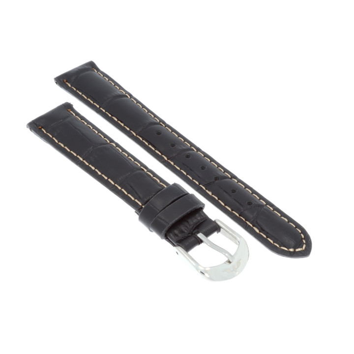 PASEK DO ZEGARKA 16 mm BISSET BS101.16.1 CZARNY