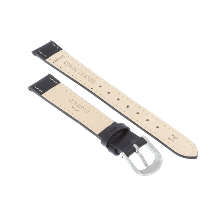 PASEK DO ZEGARKA 14 mm BISSET BS101.14.1 CZARNY