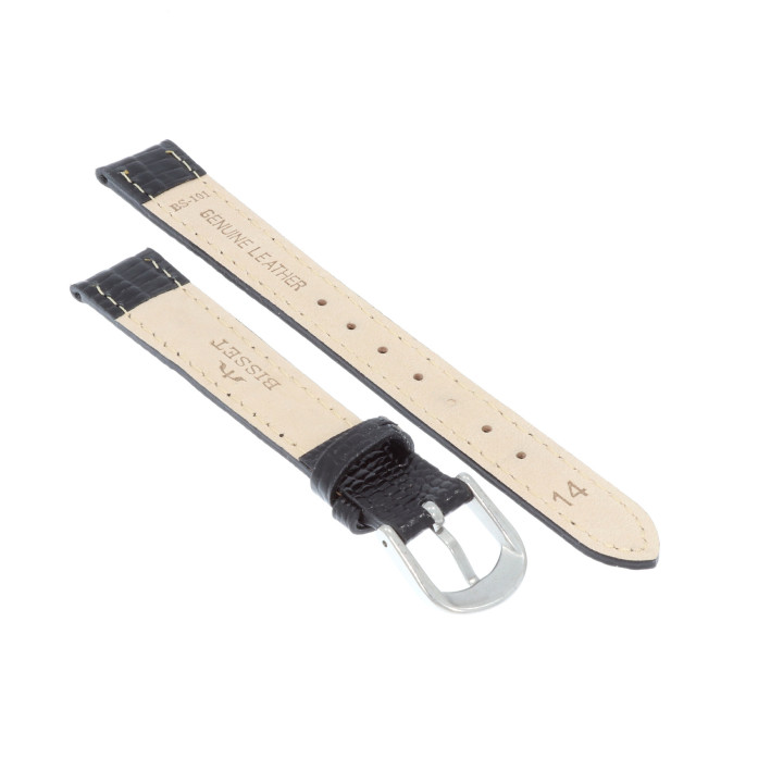 PASEK DO ZEGARKA 14 mm BISSET BS101B.14.1 CZARNY