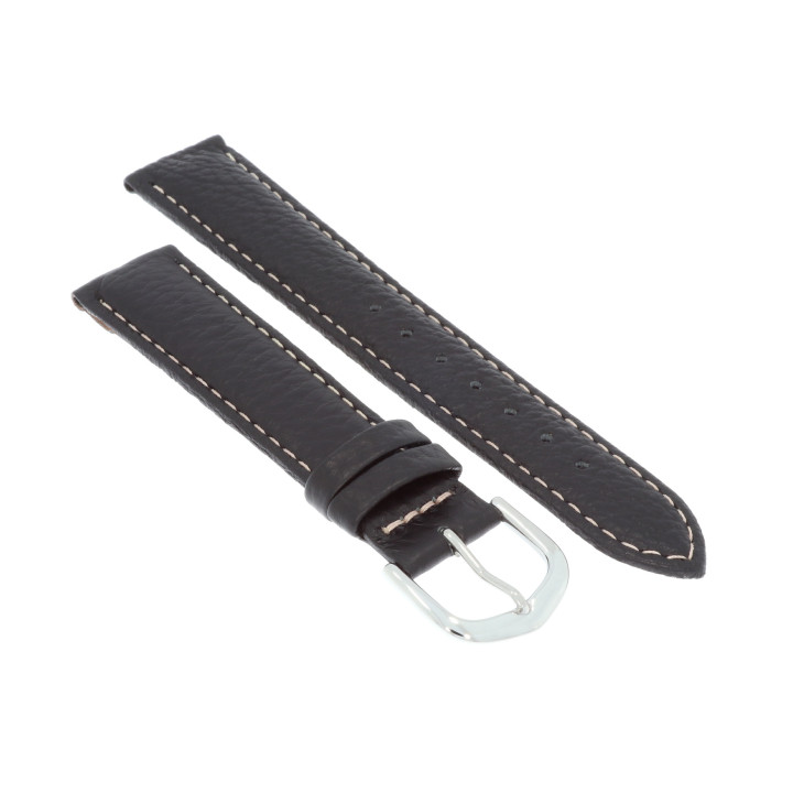 PASEK DO ZEGARKA 18 mm BISSET BS103.18.1 CZARNY