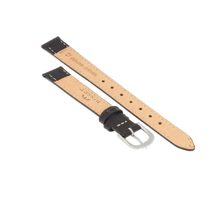 PASEK DO ZEGARKA 12 mm BISSET BS111.12.1 CZARNY