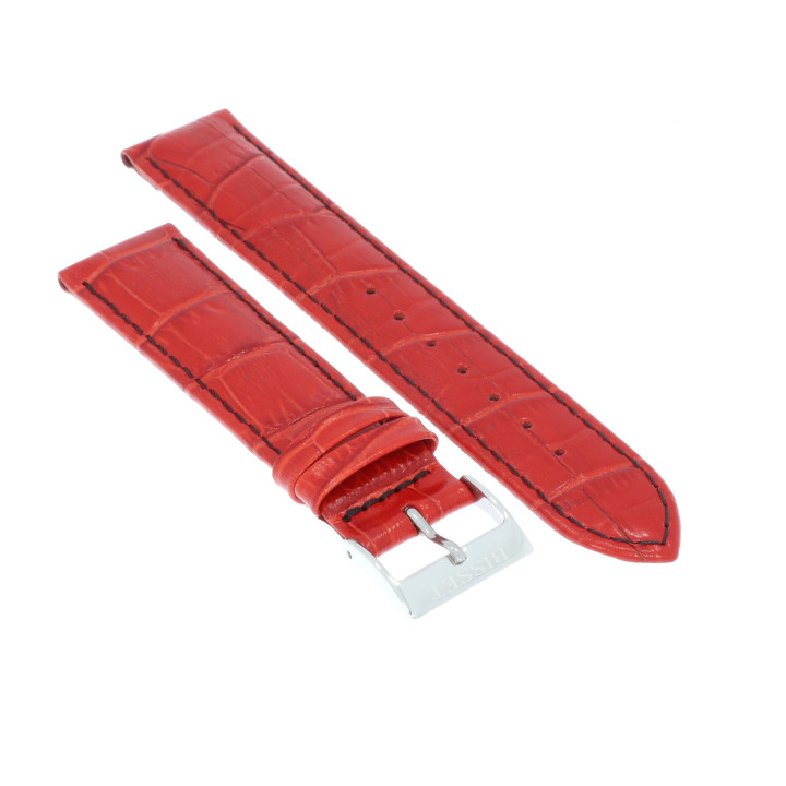 PASEK DO ZEGARKA 20 mm BISSET BS123.20.6 CZERWONY