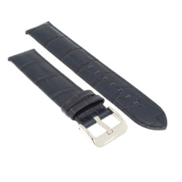 PASEK DO ZEGARKA 20 mm BISSET BS152.20.5 GRANATOWY