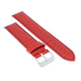 PASEK DO ZEGARKA 20 mm BISSET BS153.20.6 CZERWONY