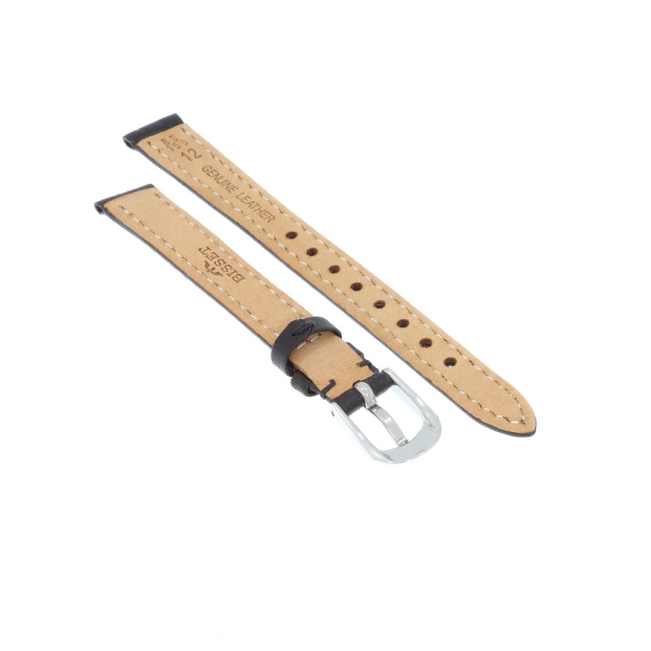PASEK DO ZEGARKA 12 mm BISSET BS156.12.1 CZARNY