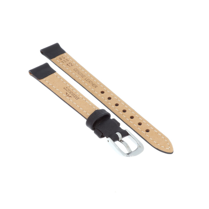 PASEK DO ZEGARKA 12 mm BISSET BS158.12.1.22 CZARNY