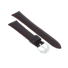 PASEK DO ZEGARKA 18 mm BISSET BS158.18.1.6 CZARNY