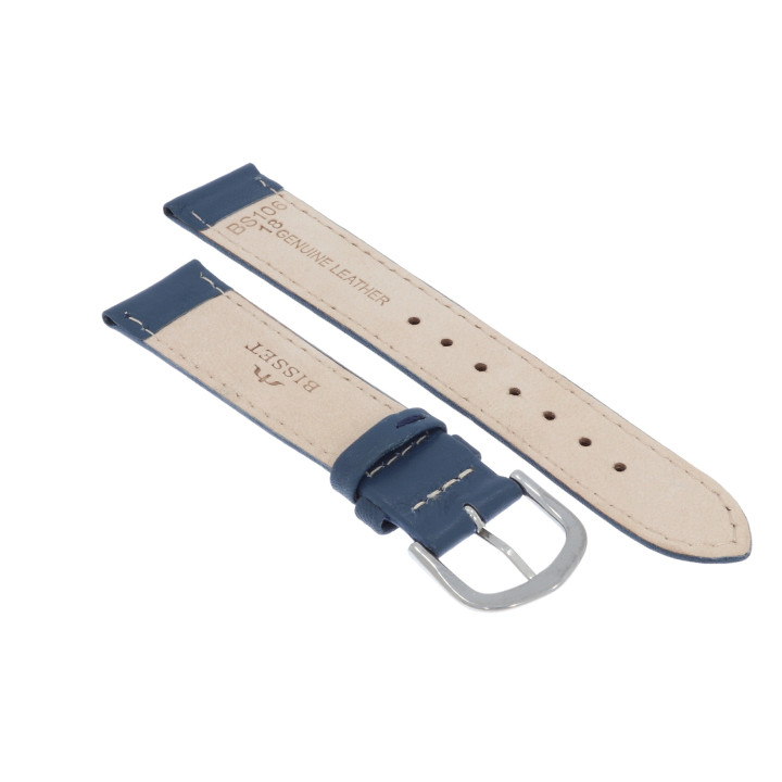 PASEK DO ZEGARKA 18 mm BISSET BS106.18.5 GRANATOWY