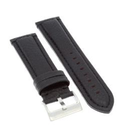 PASEK DO ZEGARKA 24 mm DILOY 394.24.1 CZARNY