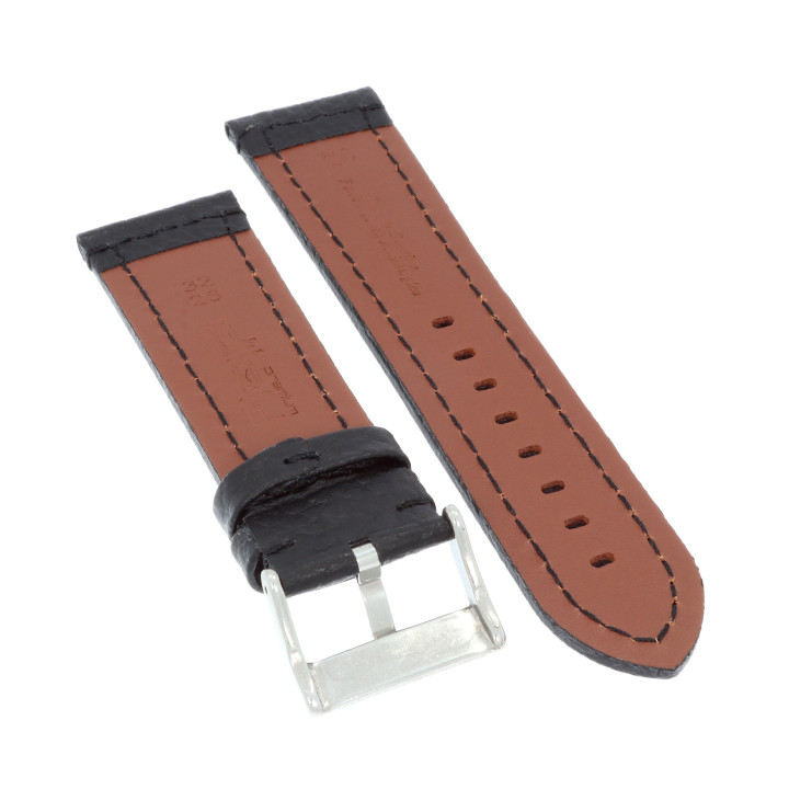 PASEK DO ZEGARKA 24 mm DILOY 394.24.1 CZARNY