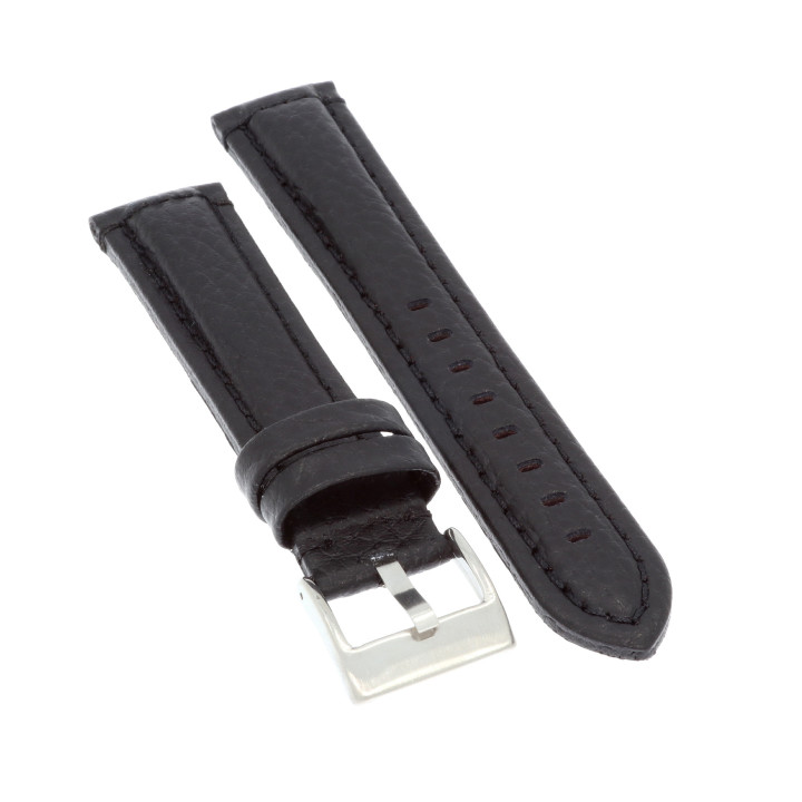 PASEK DO ZEGARKA 20 mm DILOY 394.20.1 CZARNY