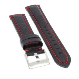 PASEK DO ZEGARKA 20 mm DILOY 394.20.1.6 CZARNY