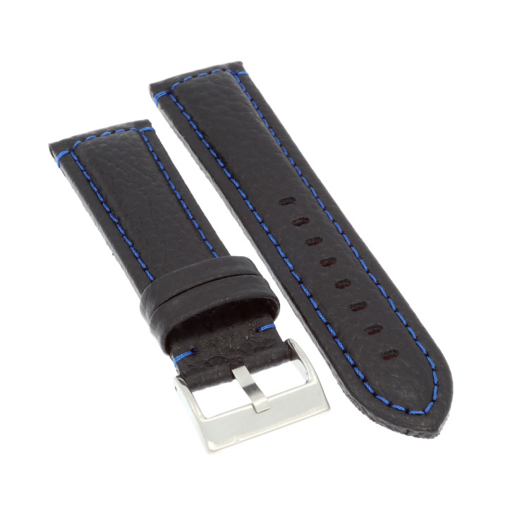 PASEK DO ZEGARKA 24 mm DILOY 394.24.1.5 CZARNY