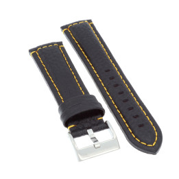 PASEK DO ZEGARKA 22 mm DILOY 394.22.1.10 CZARNY