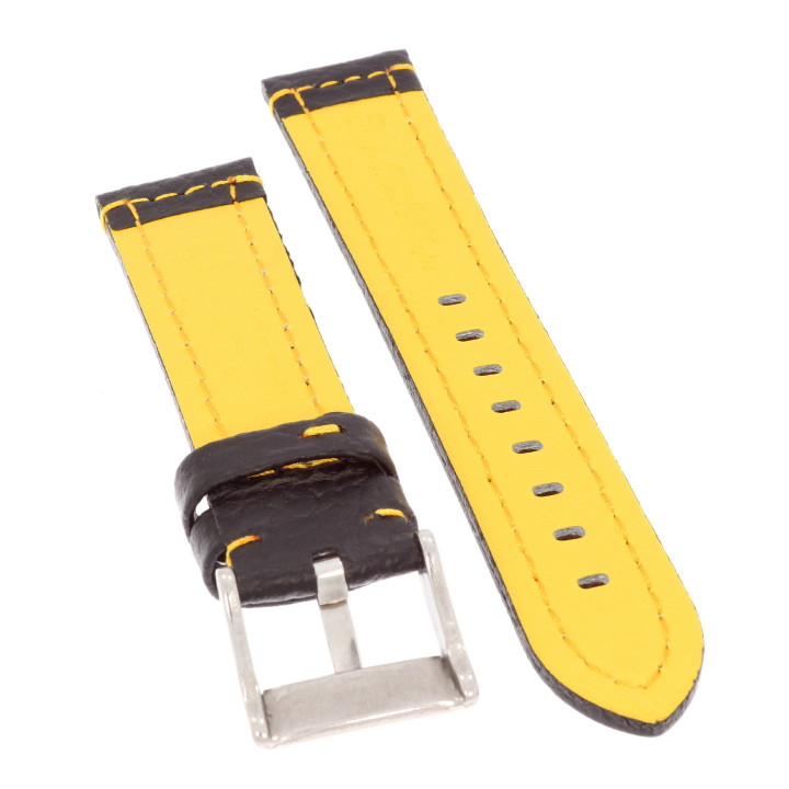 PASEK DO ZEGARKA 20 mm DILOY 394.20.1.10 CZARNY