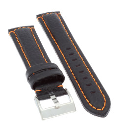 PASEK DO ZEGARKA 20 mm DILOY 394.20.1.12 CZARNY