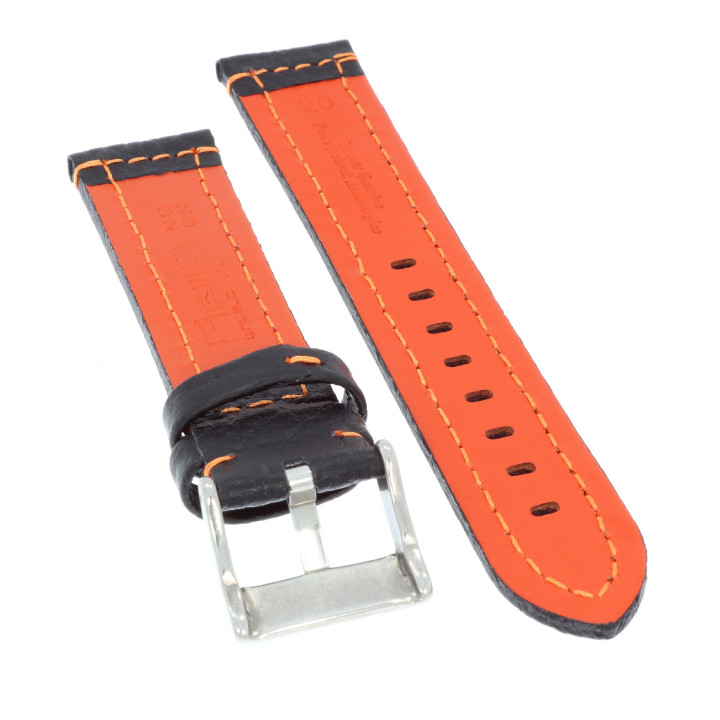 PASEK DO ZEGARKA 20 mm DILOY 394.20.1.12 CZARNY
