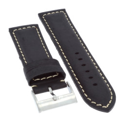 PASEK DO ZEGARKA 24 mm DILOY 396.24.1 CZARNY