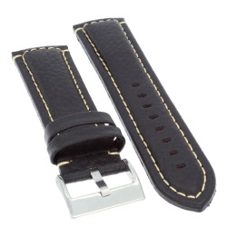 PASEK DO ZEGARKA 24 mm DILOY 394.24.1.22 CZARNY
