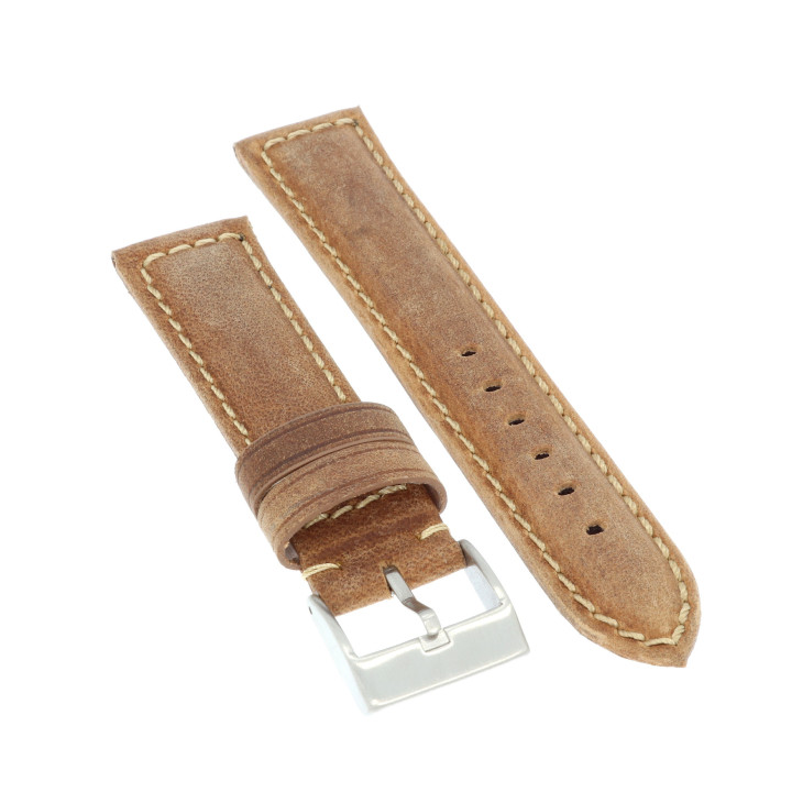 PASEK DO ZEGARKA 20 mm DILOY 396.20.3 BRĄZOWY