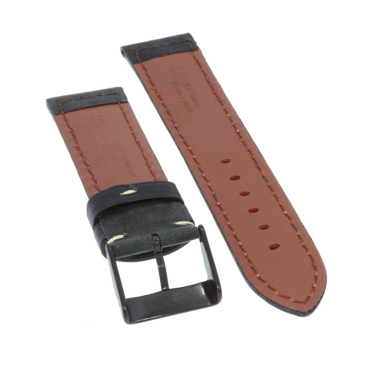 PASEK DO ZEGARKA 22 mm DILOY 397.22.1 CZARNY