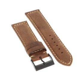 PASEK DO ZEGARKA 24 mm DILOY 397.24.2 BRĄZOWY