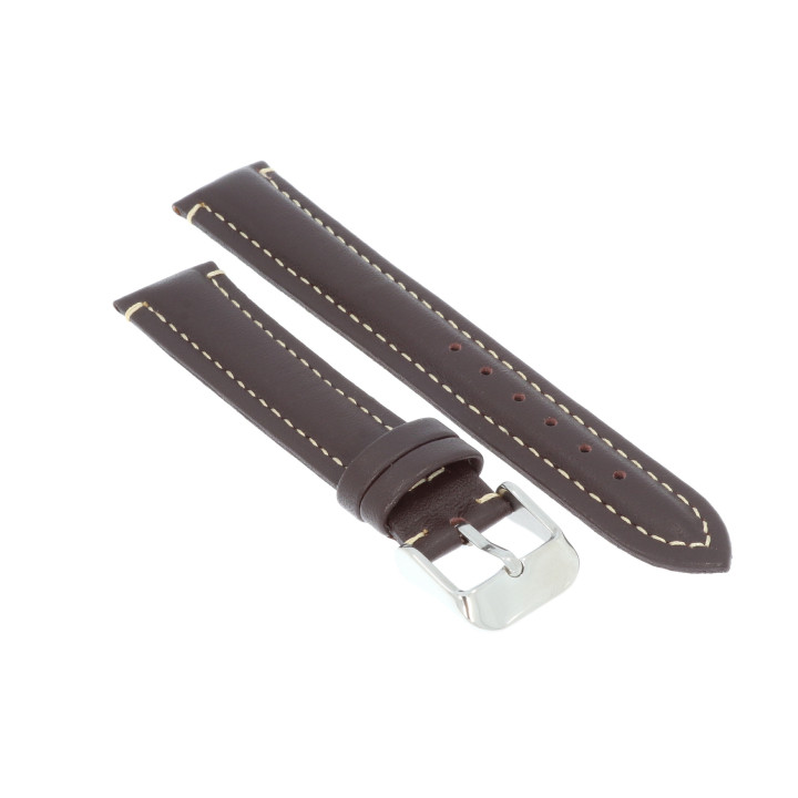 PASEK DO ZEGARKA 18 mm DILOY P345.18.2 BRĄZOWY