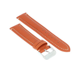 PASEK DO ZEGARKA 20 mm DILOY P345.20.3 BRĄZOWY