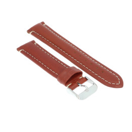 PASEK DO ZEGARKA 20 mm DILOY P345.20.8 BRĄZOWY