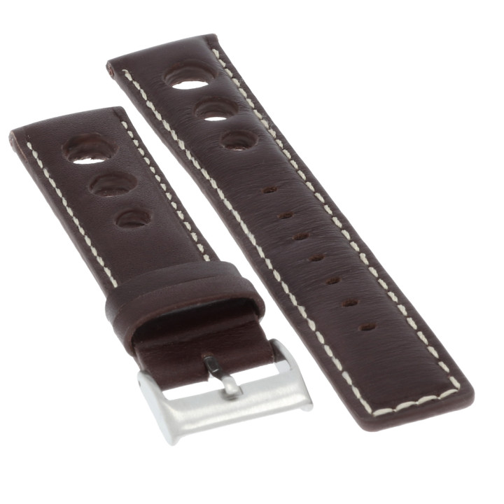 PASEK DO ZEGARKA 22 mm DILOY P355.22.2 BRĄZOWY