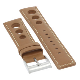 PASEK DO ZEGARKA 22 mm DILOY P355.22.3 BRĄZOWY