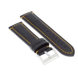 PASEK DO ZEGARKA 24 mm DILOY 393.24.1.10 CZARNY