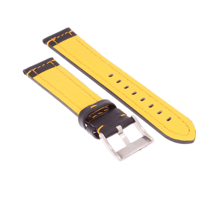 PASEK DO ZEGARKA 20 mm DILOY 393.20.1.10 CZARNY