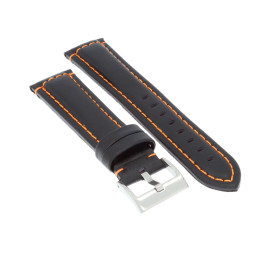 PASEK DO ZEGARKA 22 mm DILOY 393.22.1.12 CZARNY
